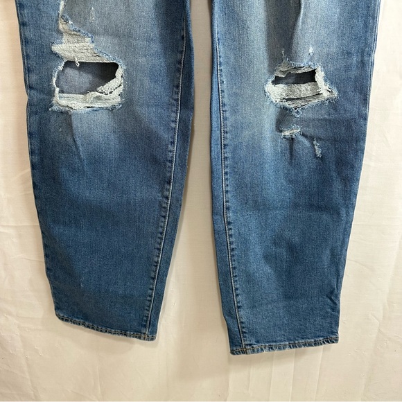 Old Navy Women HighRise O.G. Loose Secret Smooth Pockets Distressed Denim Jean 6 - Picture 5 of 9